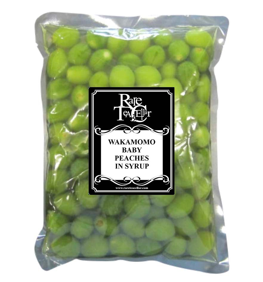 Wakamomo Baby Peaches in Syrup 500 Grams (1.1 LBS) - Rare Tea Cellar
